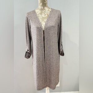 Jules & Leopold Taupe Knit Cardigan